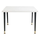White square formica coffee table