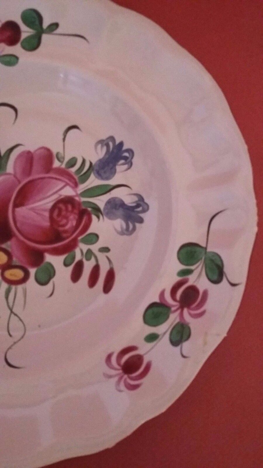Assiette creuse Faïence de Lunéville XIXème