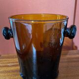 Amber ice bucket