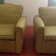 Pair of vintage skaî armchairs found yellow and black perfect condition
