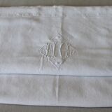 SHEET former in LIN early twentieth embroidered hand