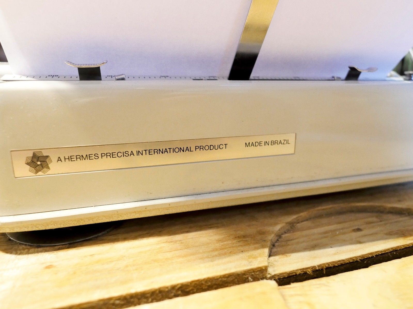 Baby Hermes typewriter beige + bag