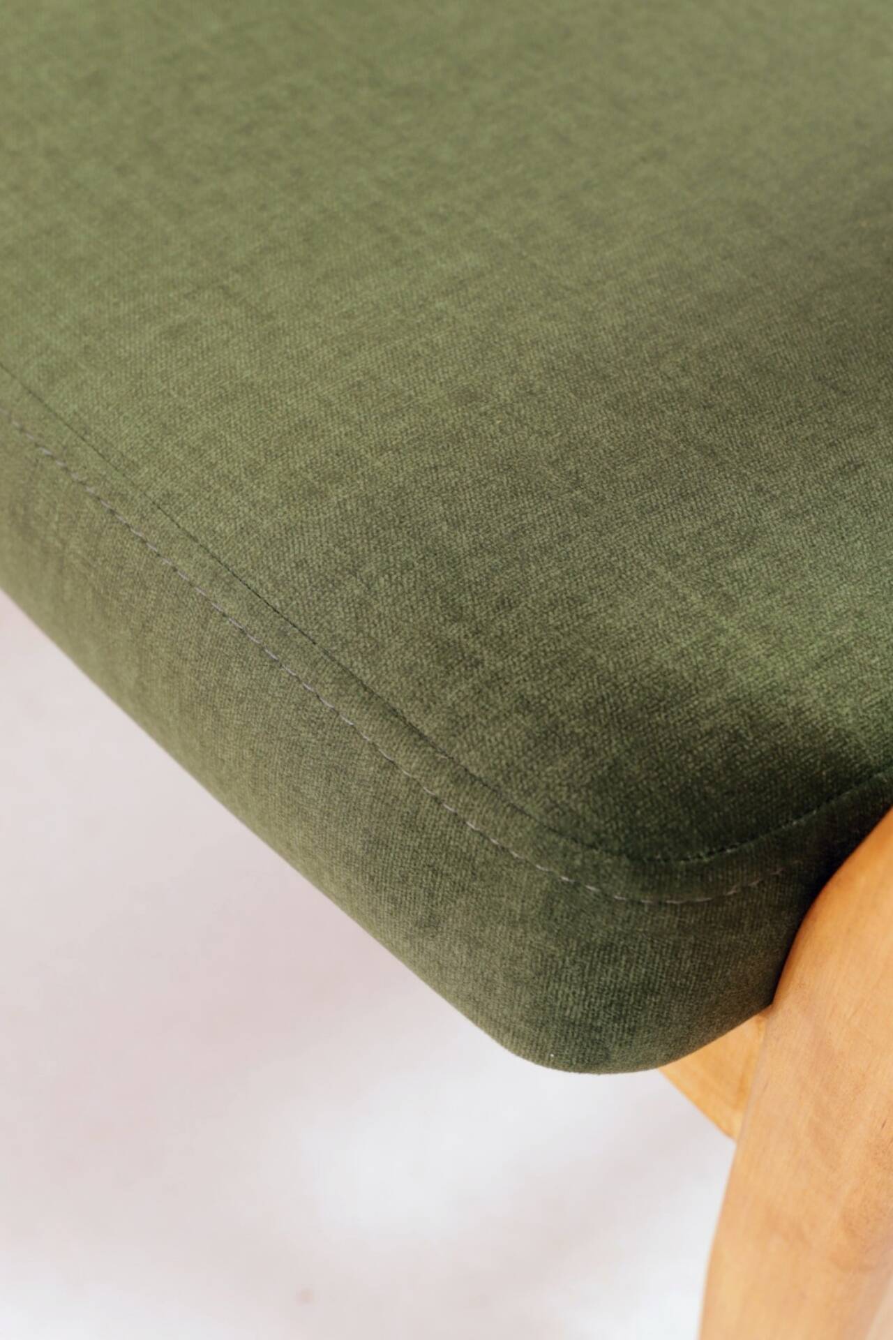 Pair of longue chairs royal green velvet by Ikea