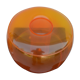 Inflatable plastic pouf