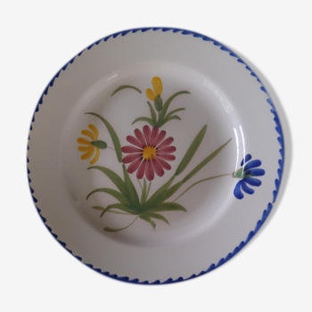 St Clement's field floral decoration plate