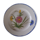 St Clement's field floral decoration plate