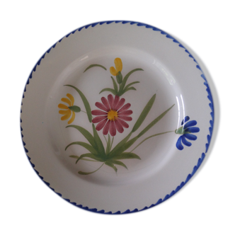 St Clement's field floral decoration plate