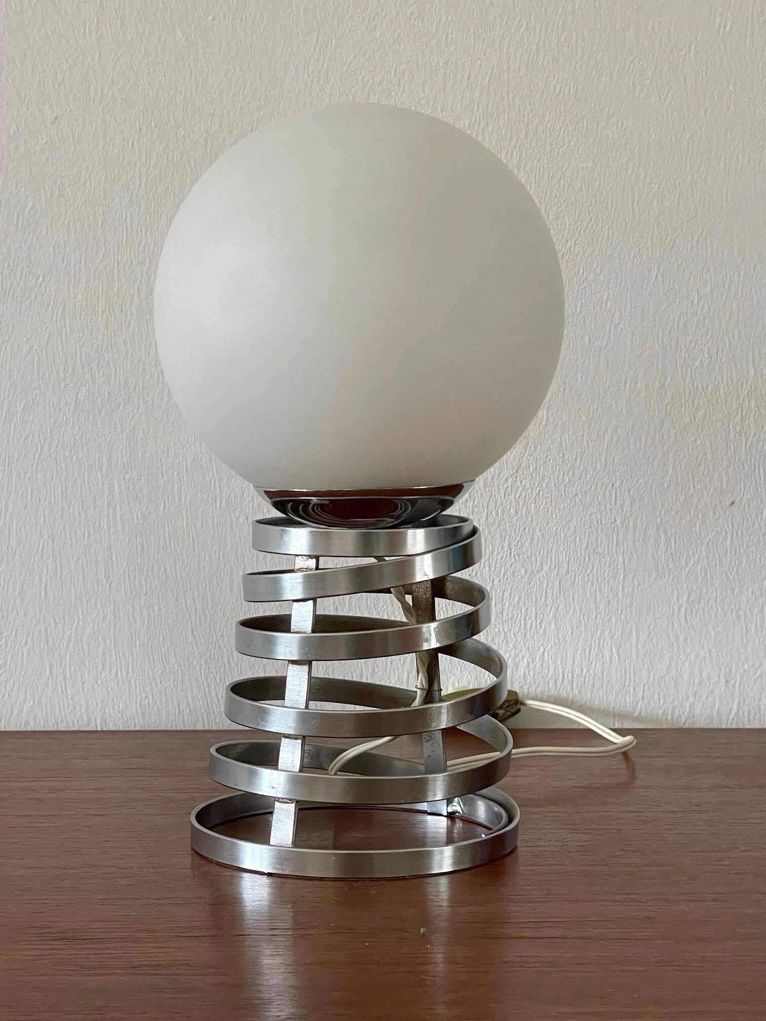 Vintage 1970s spring lamp