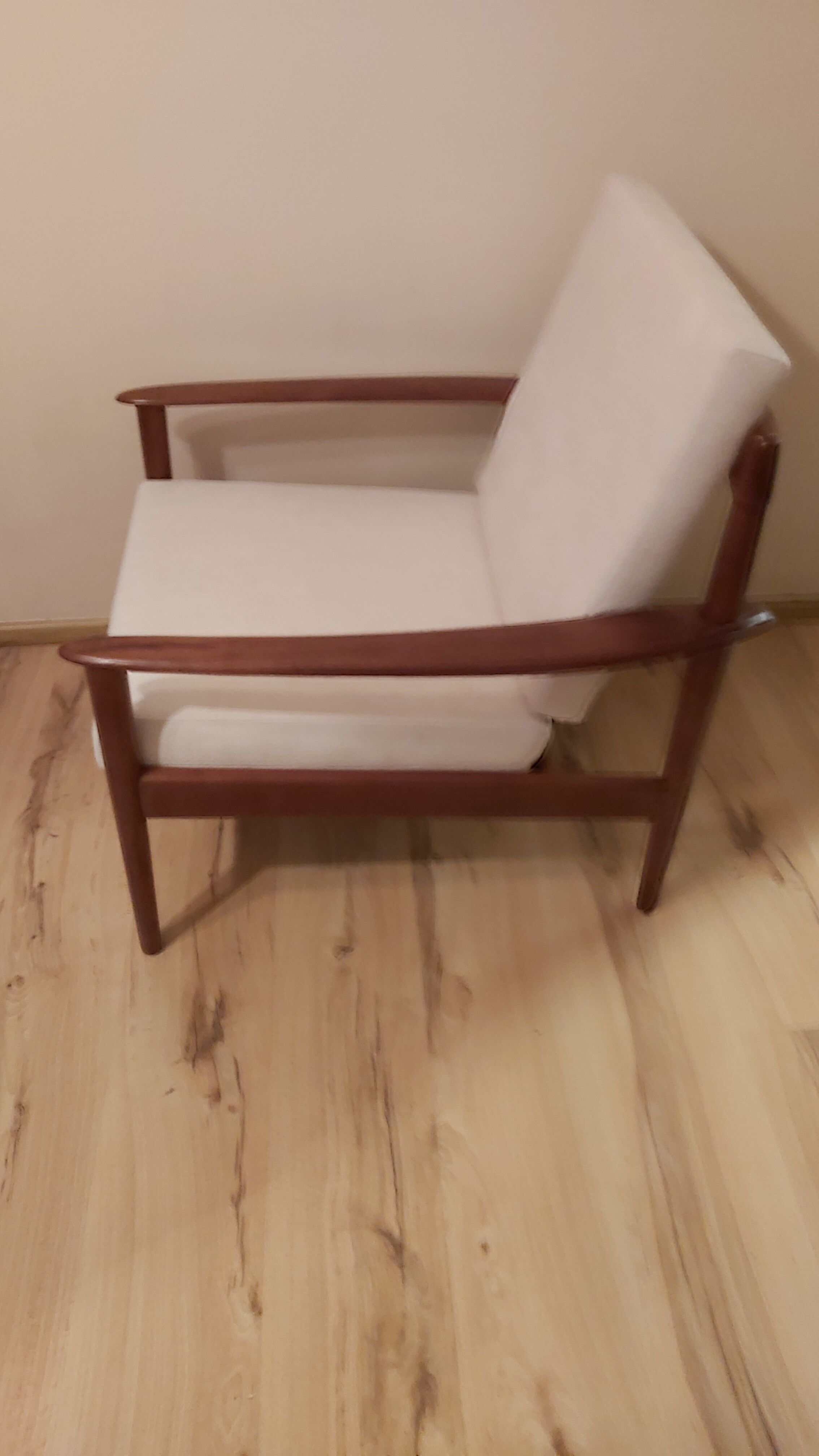 Pair of armchairs by G.Jalk for Poul Jeppesens Møbelfabrik, Denmark, 1950s