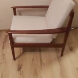 Pair of armchairs by G.Jalk for Poul Jeppesens Møbelfabrik, Denmark, 1950s