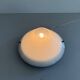 Simple opal glass wall light from the mid-century by Lamperti, 1960s, Italy.