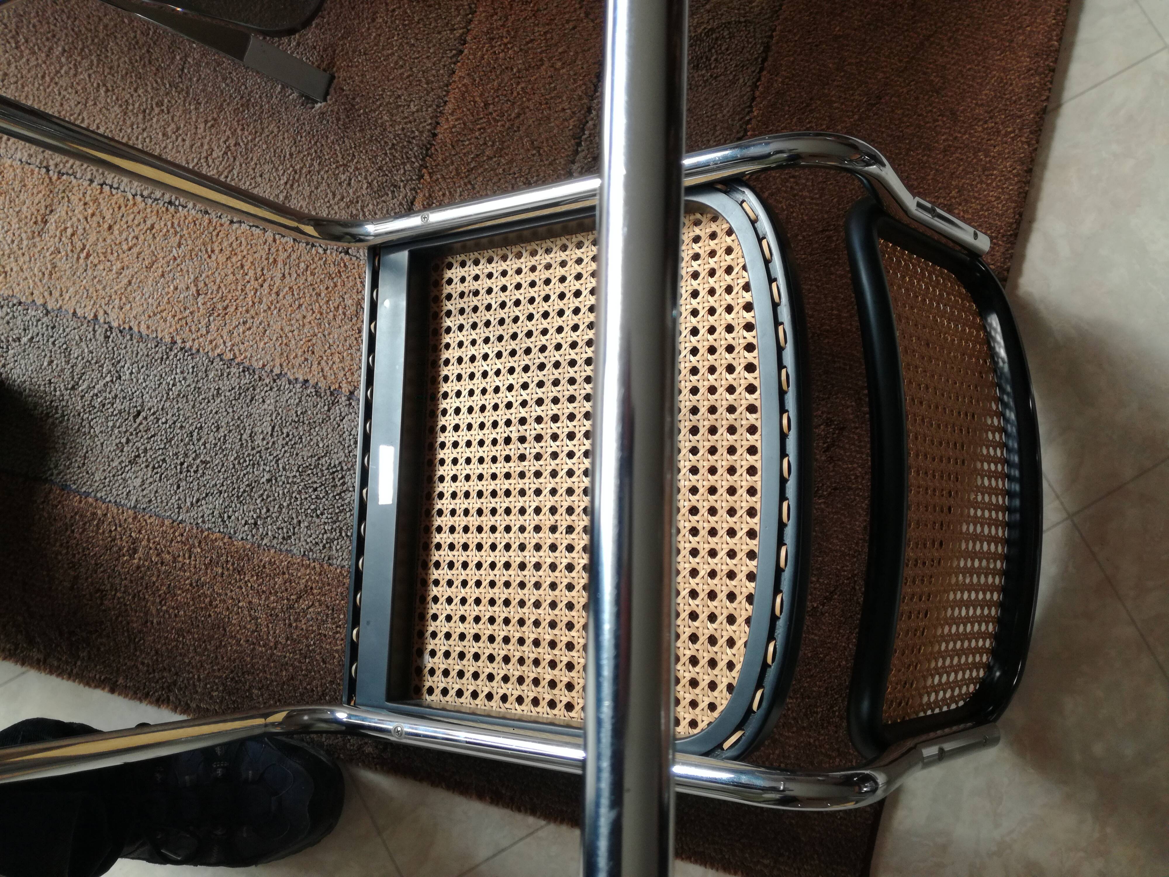 4 Cesca B32 chairs by Marcel Breuer de Gavina