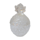Bonbonniere in glass pineapple cut crystal
