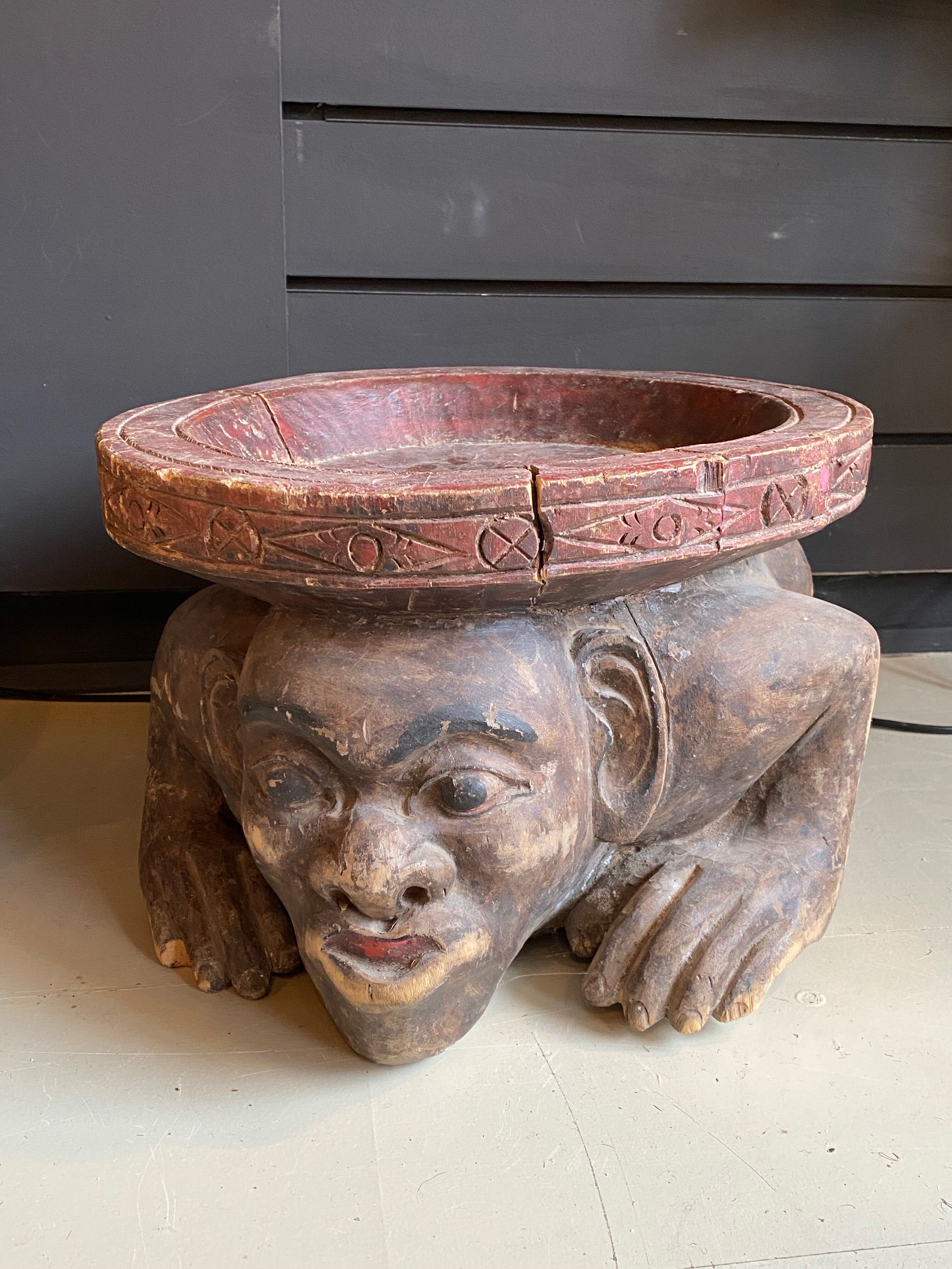 Pair of African stools