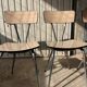 4 vintage Formica chairs