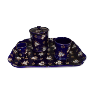 Ensemble plateau et ses vases