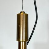 Mid-century Stilnovo brass pendant light from 50s