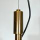 Mid-century Stilnovo brass pendant light from 50s