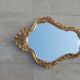 Golden mirror 44.5x29cm