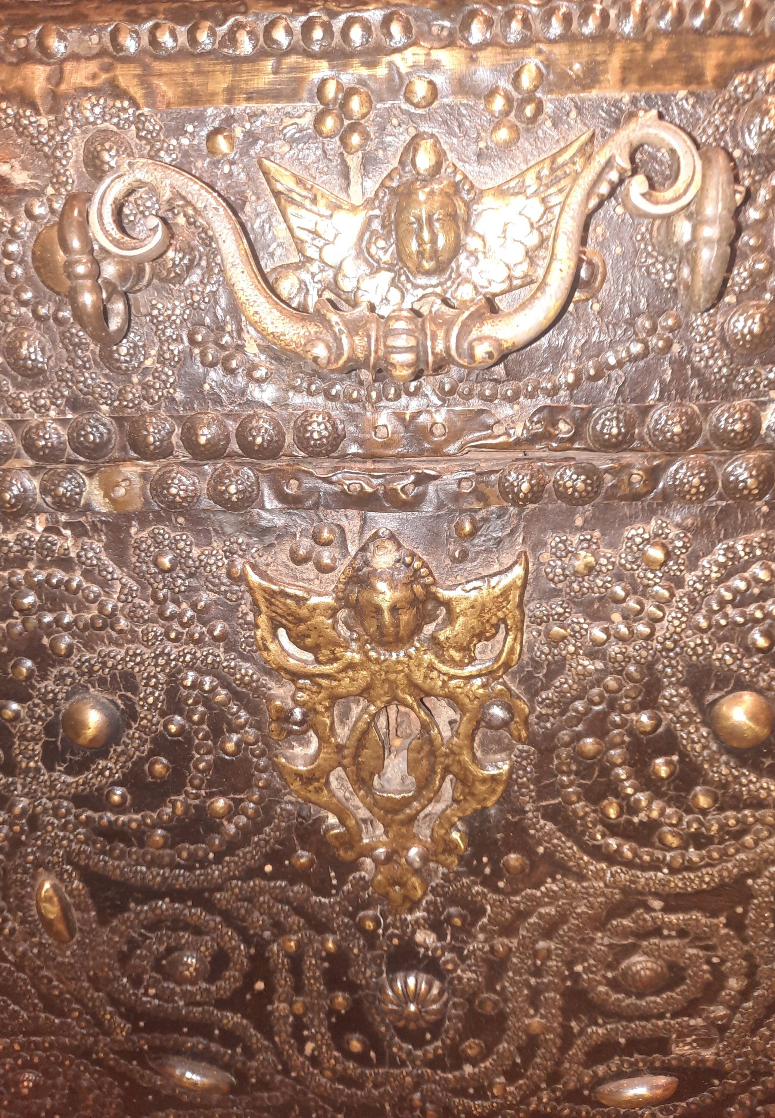 Nailed mallet from the eighteenth century