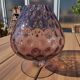 Giant glass 23 cm Empoli amethyst honeycomb blown glass