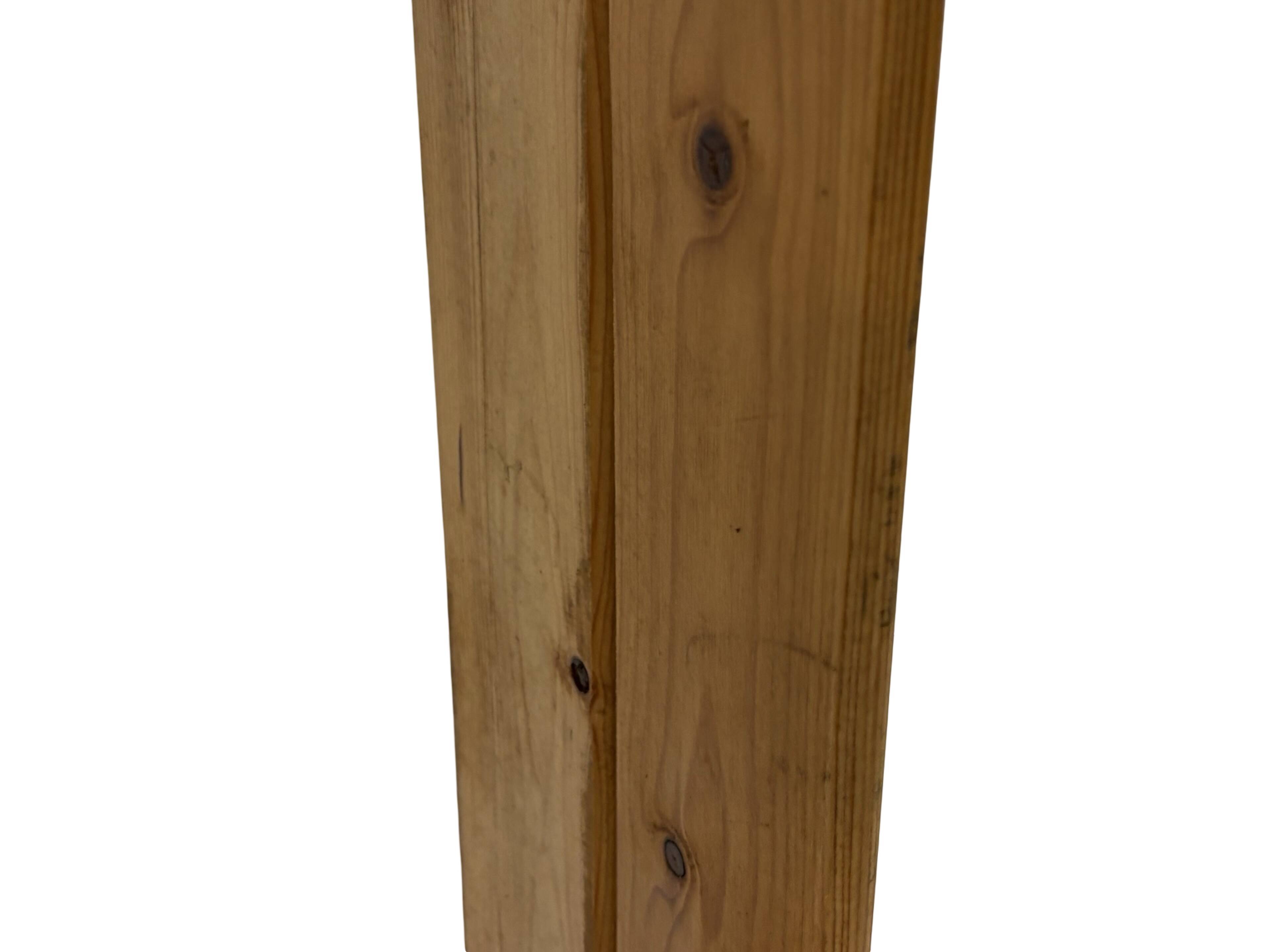 Vintage Wall shelf rack Pinewood wood 70s design