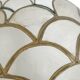 Mother-of-pearl flower floor lamp from the 70s
