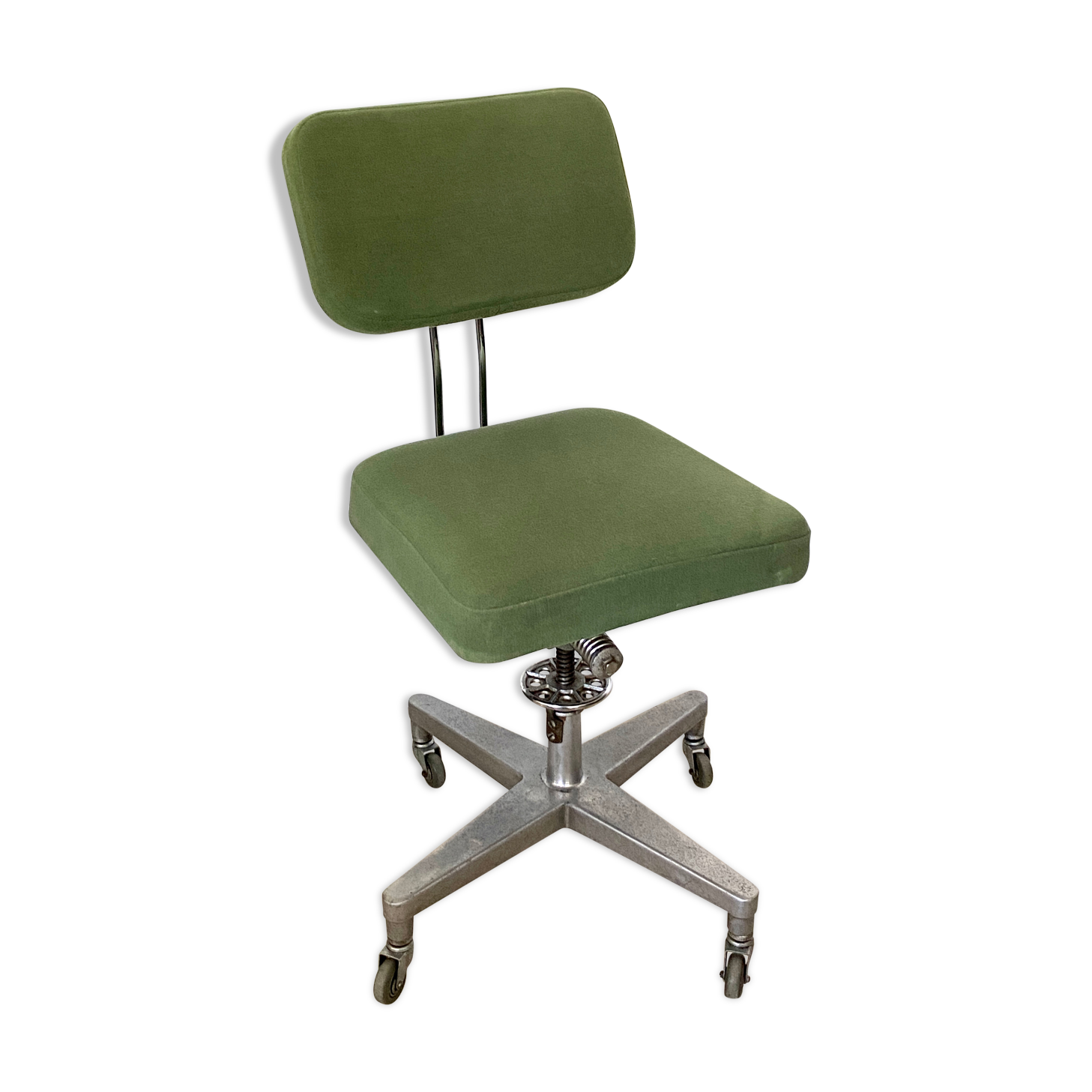 Ancienne chaise d'atelier industrielle