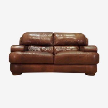 Canapé cuir design danois 60 70