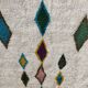 Handmade wool Berber rug 300 X 190 CM