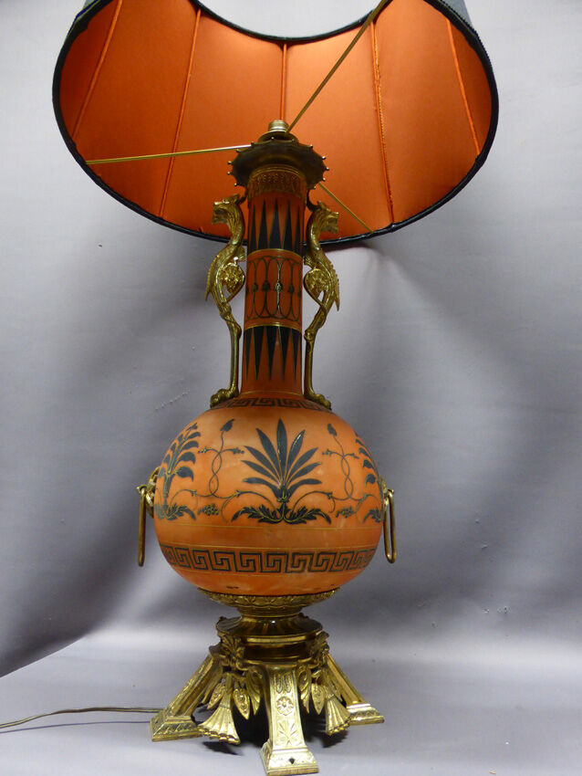 Lamp porcelain Napoleon III