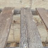 Ancien rack - étagère d'atelier en teck birman