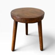 Mini table d'appoint ronde vintage / table pour plantes / tabouret