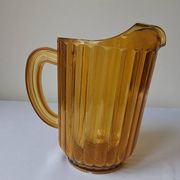 Vintage amber polycarbonate jug