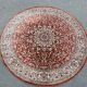 Large round vintage "Concerto" rug by Louis de Poortere – Persian style