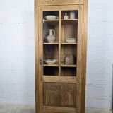 Glass-fronted cabinet from the 1930s-1940s.