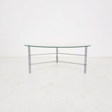 Table basse ronde en verre