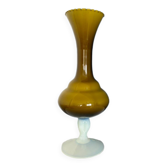 Grande opaline col tulipe kaki