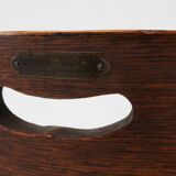 English style swivel-base “captain” desk chair, ca. 1850