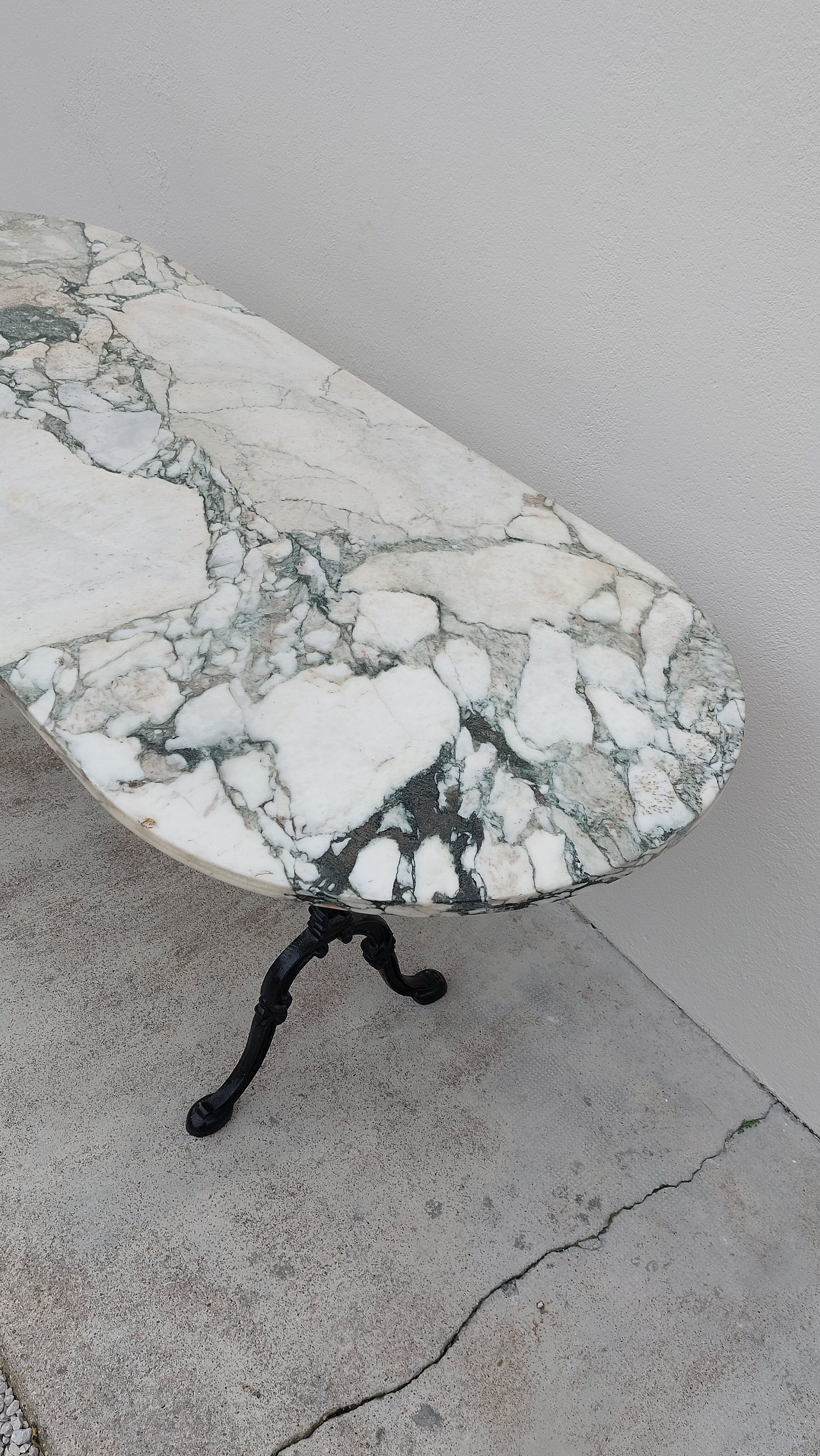 Bistro table restaurant marble godin -1m64