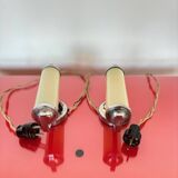 Functionalist set of bedside table lamps, Czechoslovakia