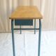Vintage desk with 2 metal lockers and chair
