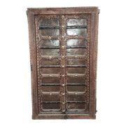 Porte ancienne en bois avec cadre