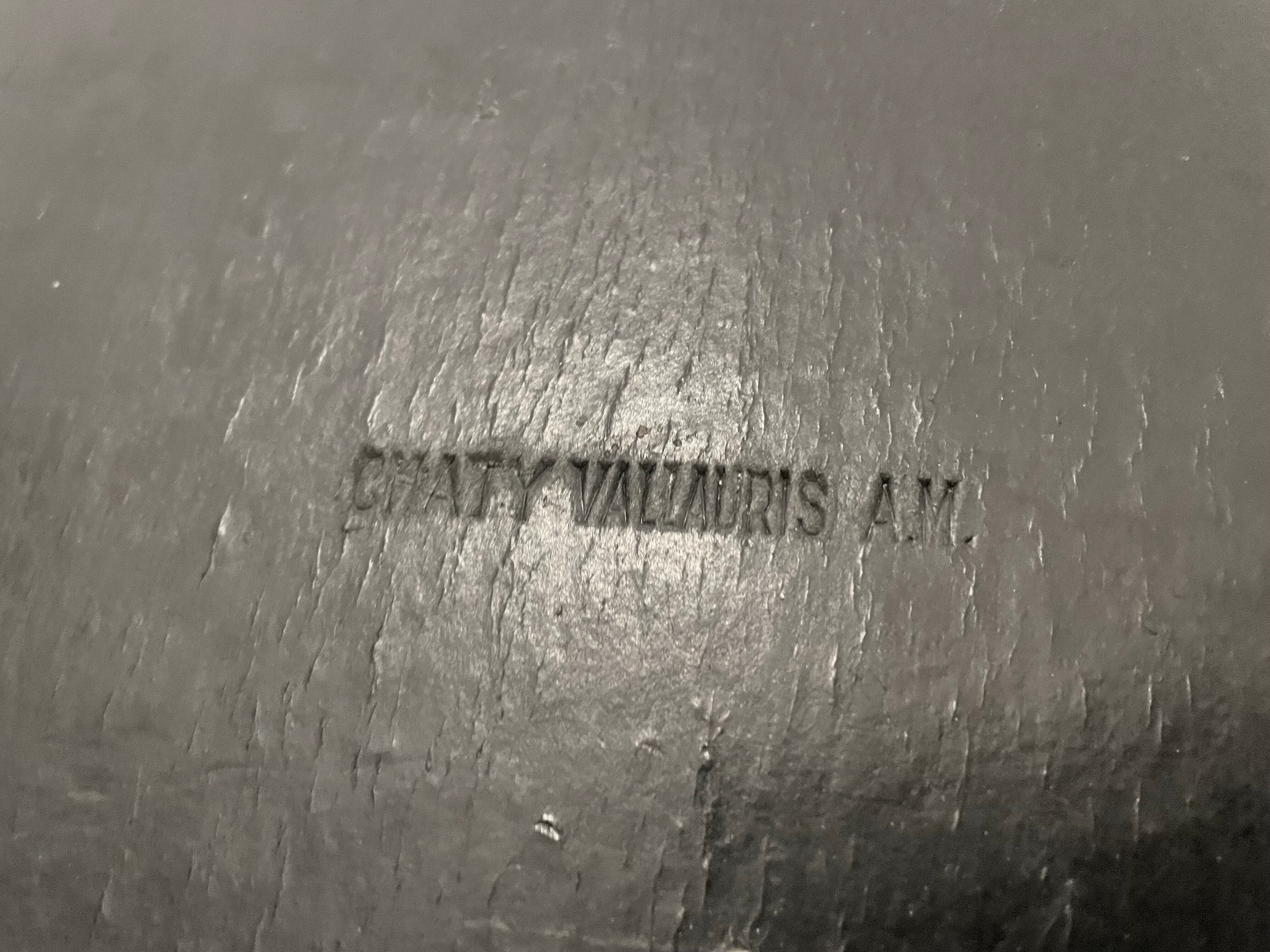 Chaty Vallauris wrought iron mirror 38cm