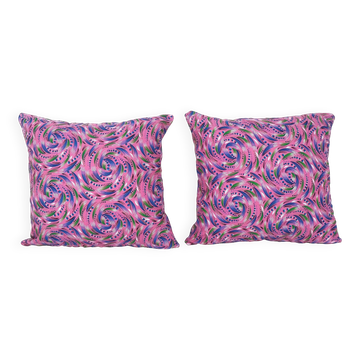 Lot de 2 housses de coussin turque vintage 51x51 cm