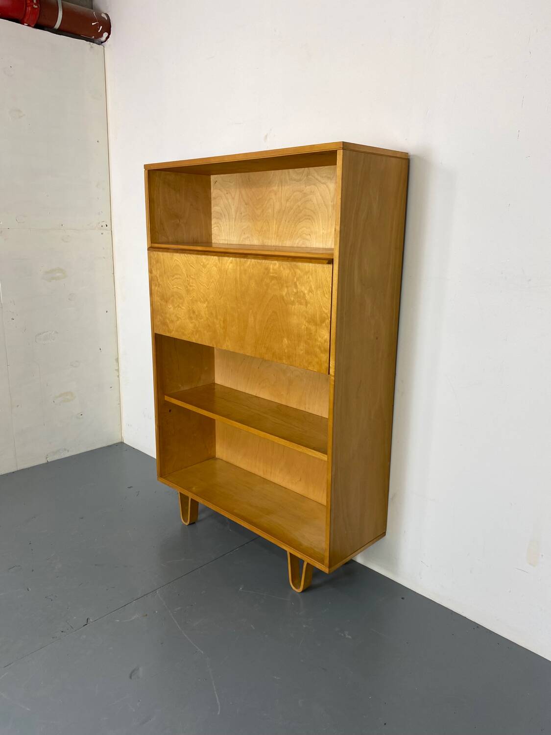 Bureau de Secrétaire Highboard Moderniste Mid-Century Bb04 par Cees Braakman pour Pastoe, 1950s