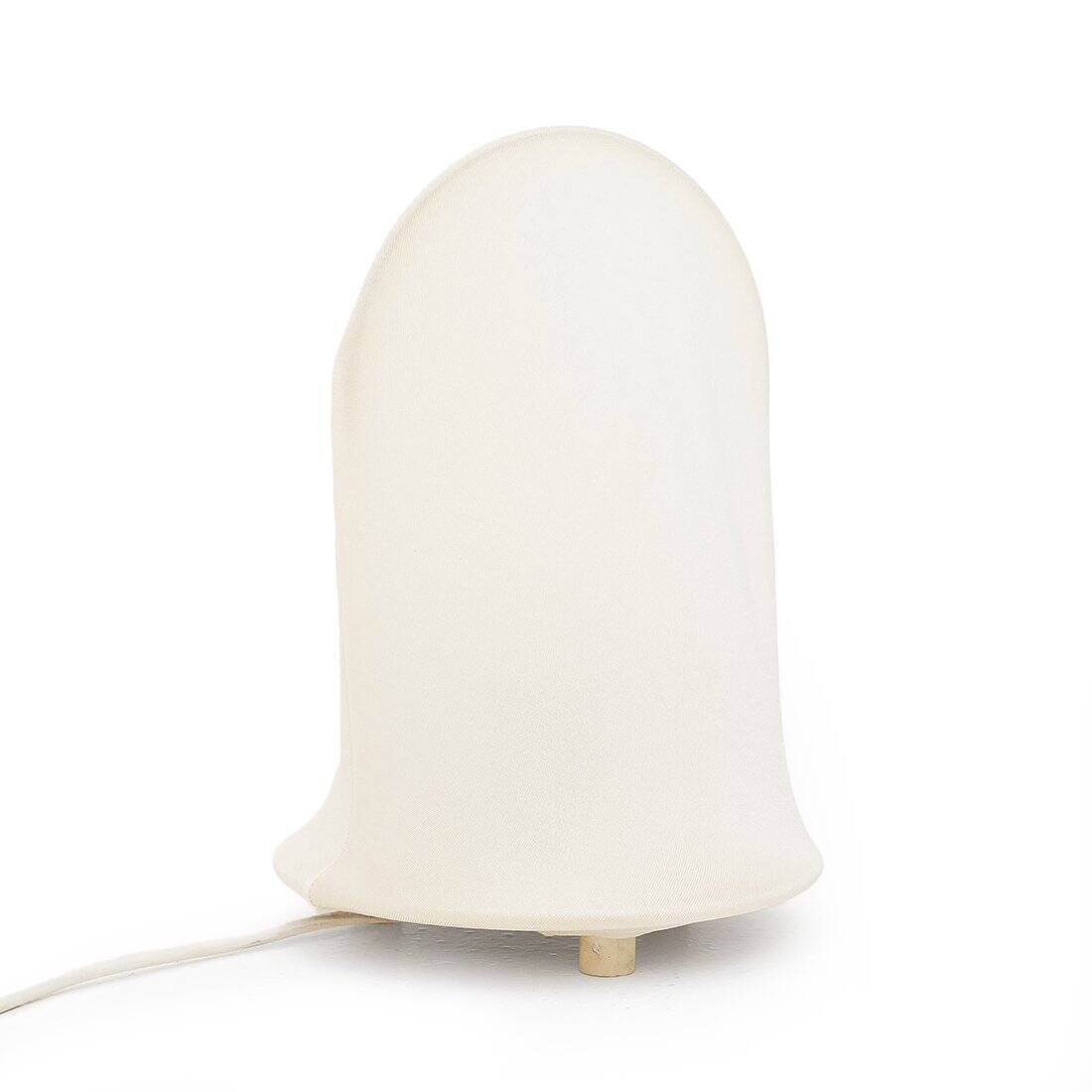 Table lamp with fabric shade, 1970s