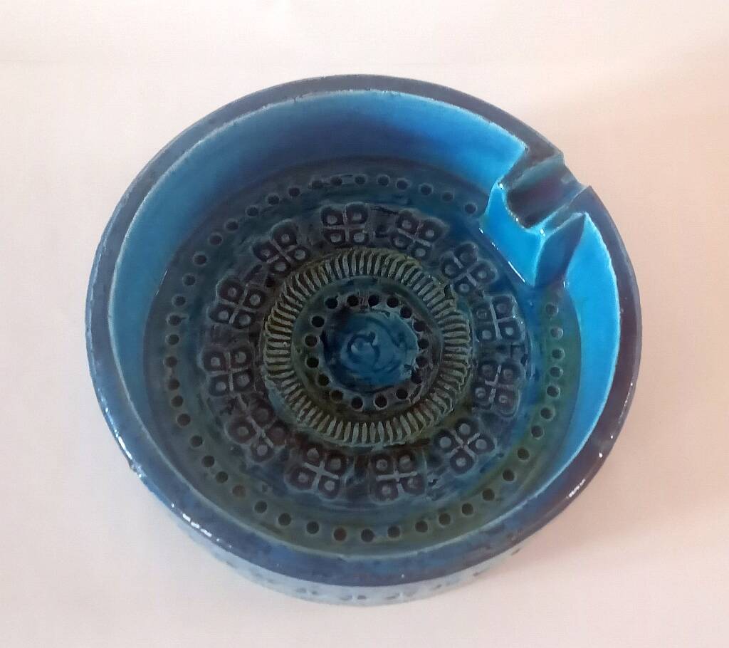 Cendrier italien Bitossi Rimini Blu