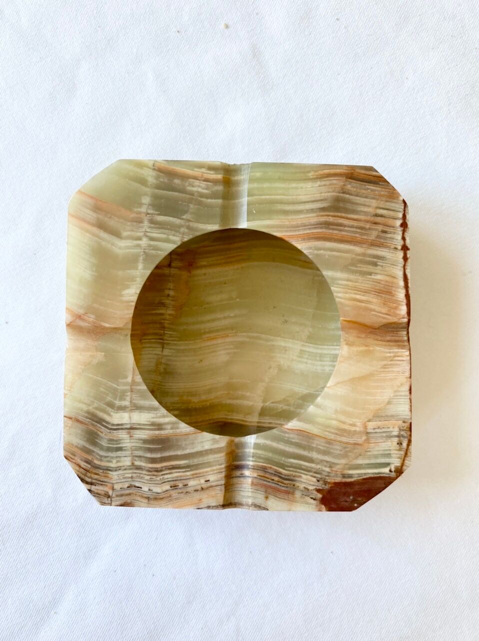 Vintage onyx ashtray