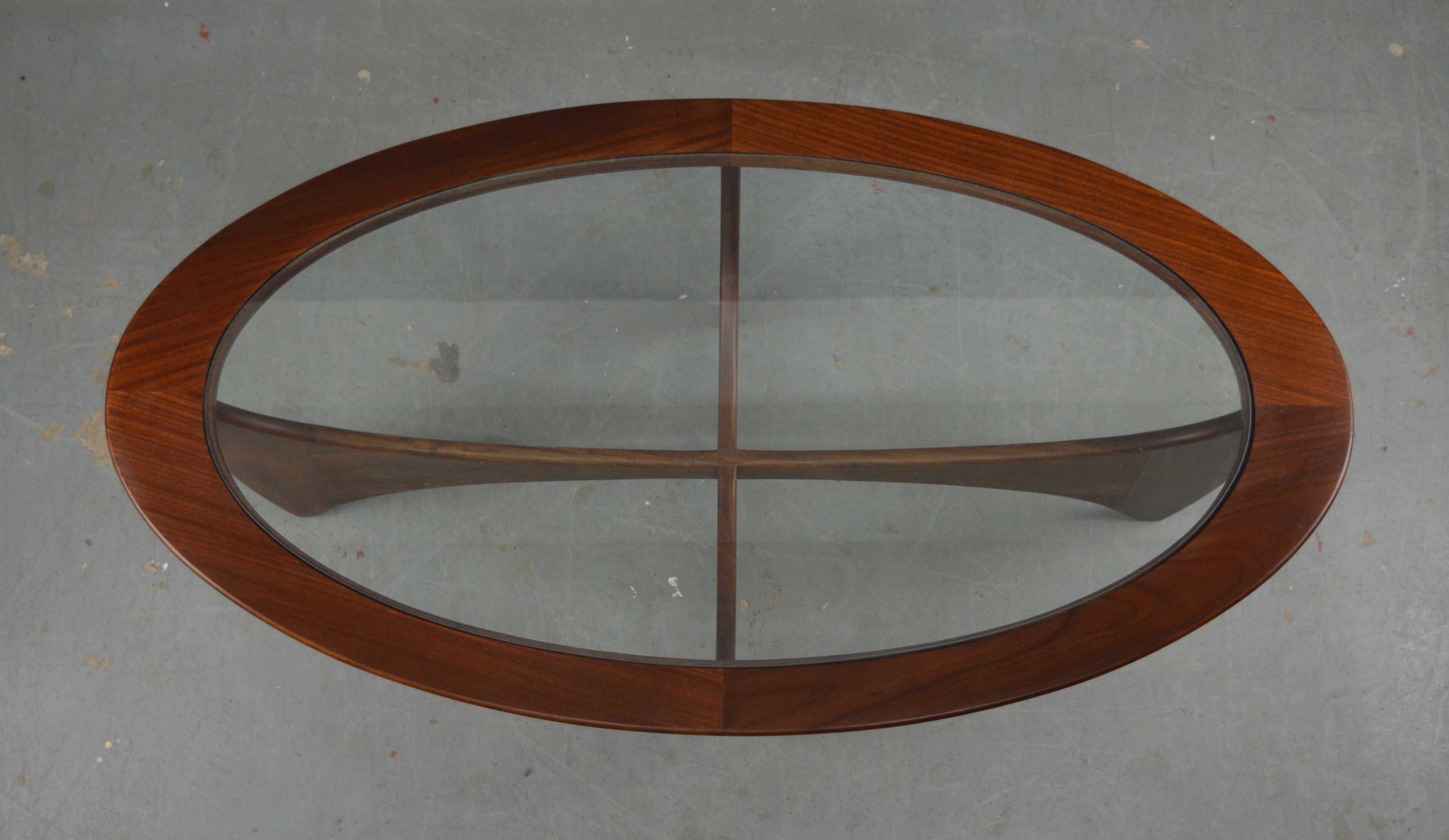 1960s oval Astro coffee table by G Plan